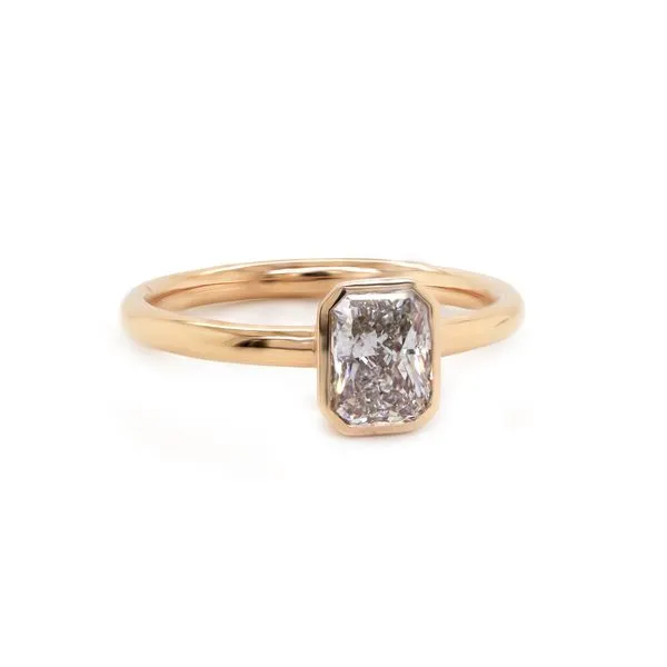Radiant Cut Diamond Solitaire Ring Joe Escobar Diamonds Campbell, CA