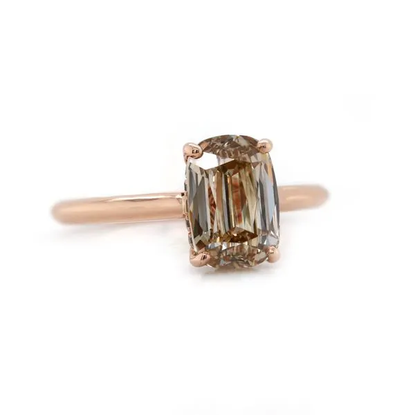 Fancy Yellow Brown Diamond Solitaire Ring Joe Escobar Diamonds Campbell, CA