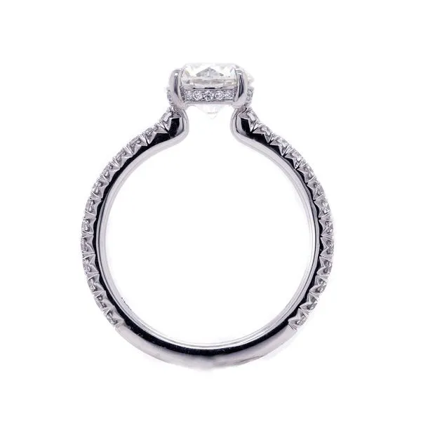 Hidden Halo Diamond Engagement Ring Image 2 Joe Escobar Diamonds Campbell, CA