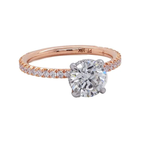 Rose Gold Diamond Engagement Ring Joe Escobar Diamonds Campbell, CA
