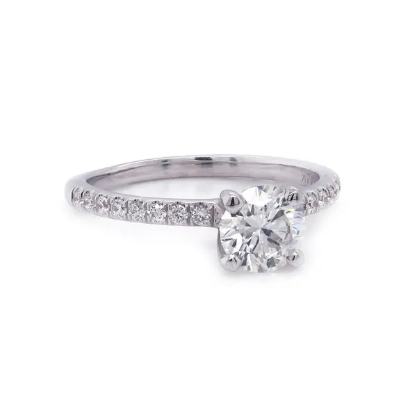 Delicate Diamond Engagement Ring Joe Escobar Diamonds Campbell, CA