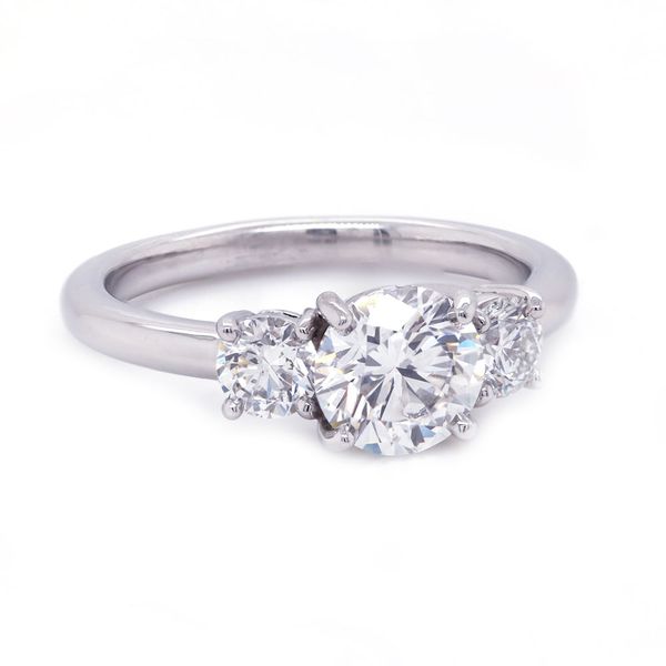 Three Stone Diamond Engagement Ring 1.5ct twt Joe Escobar Diamonds Campbell, CA