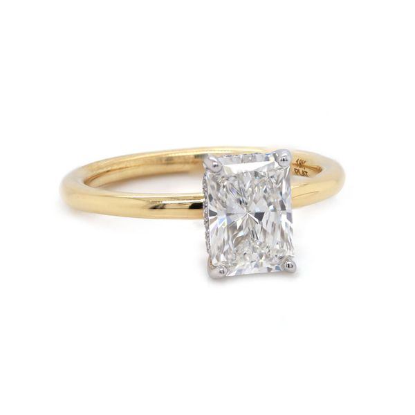 Radiant Cut Diamond Solitaire Engagement Ring Joe Escobar Diamonds Campbell, CA