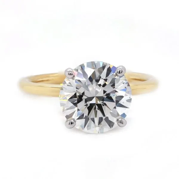 Diamond Solitaire Ring 3.42ct Joe Escobar Diamonds Campbell, CA