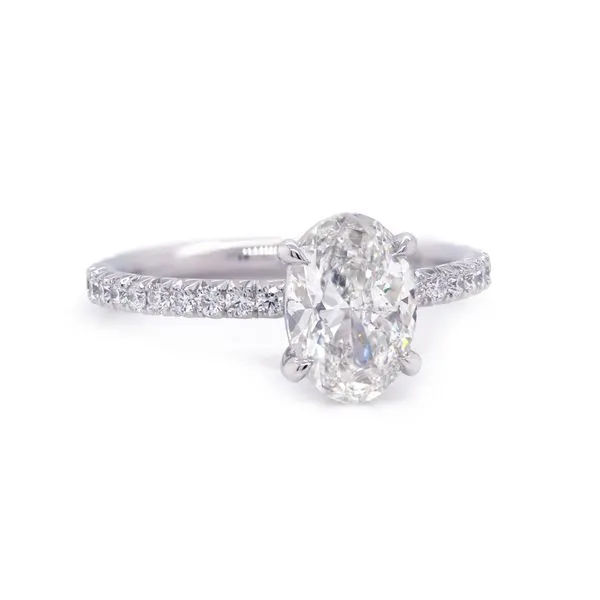 Oval Diamond Engagement Ring Joe Escobar Diamonds Campbell, CA