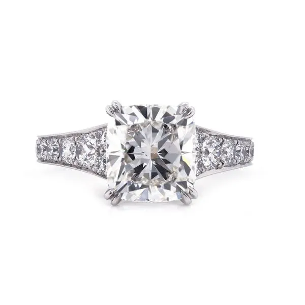 Cushion Cut Diamond Engagement Ring Joe Escobar Diamonds Campbell, CA
