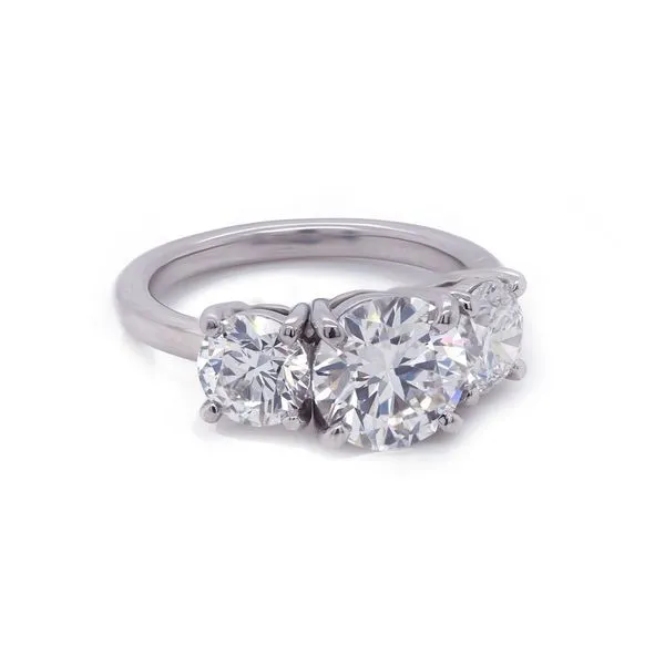 Three Stone Diamond Ring 3.6ct twt Joe Escobar Diamonds Campbell, CA