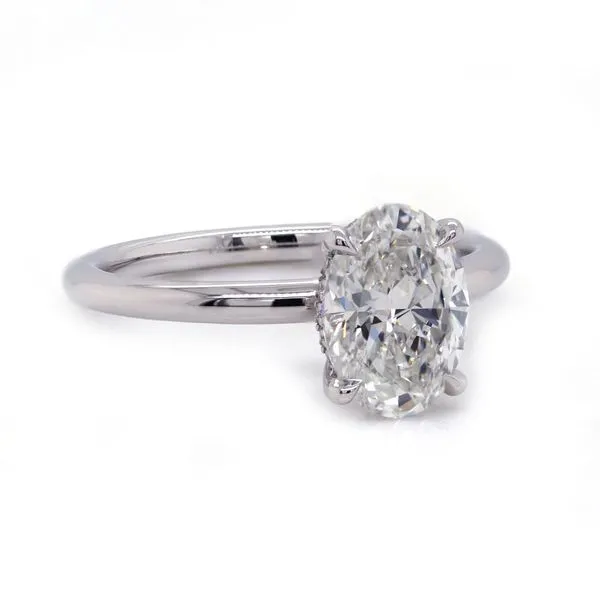 Oval Diamond Solitaire Ring Joe Escobar Diamonds Campbell, CA