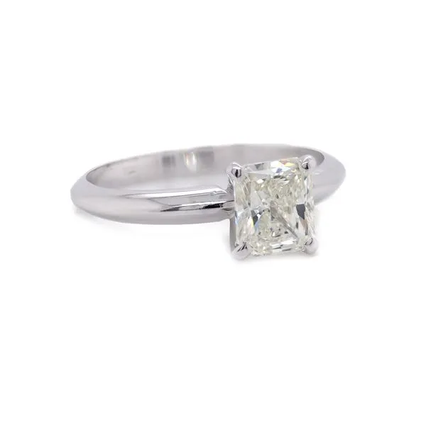 Radiant Cut Diamond Solitaire Ring Joe Escobar Diamonds Campbell, CA