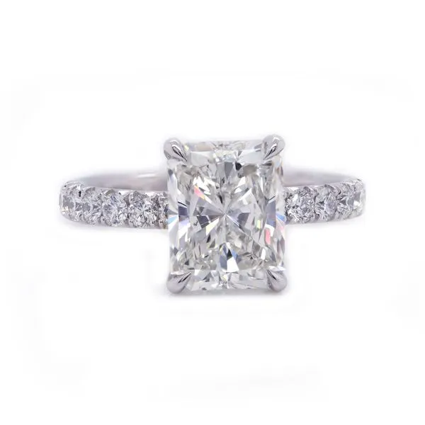 Radiant Cut Diamond Engagement Ring Image 4 Joe Escobar Diamonds Campbell, CA