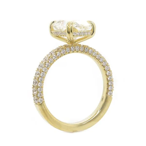 Elongated Cushion Cut Diamond Engagement Ring Image 2 Joe Escobar Diamonds Campbell, CA