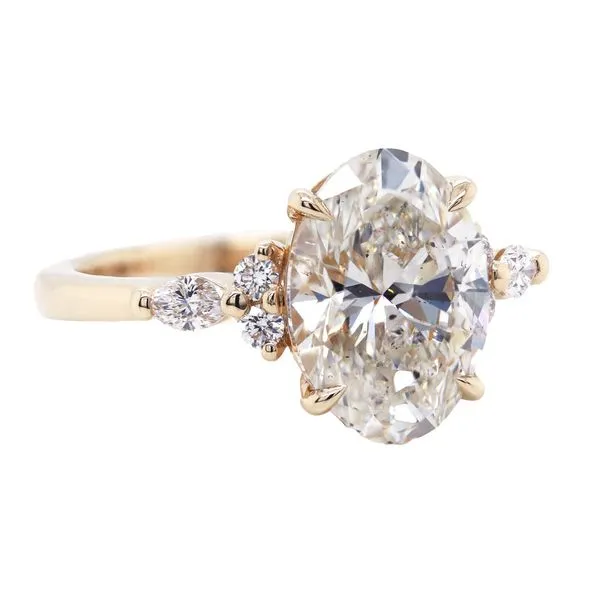 Oval Diamond Engagement Ring Joe Escobar Diamonds Campbell, CA