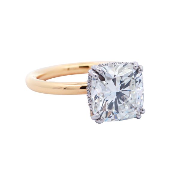 Cushion Cut Diamond Solitaire Ring Joe Escobar Diamonds Campbell, CA