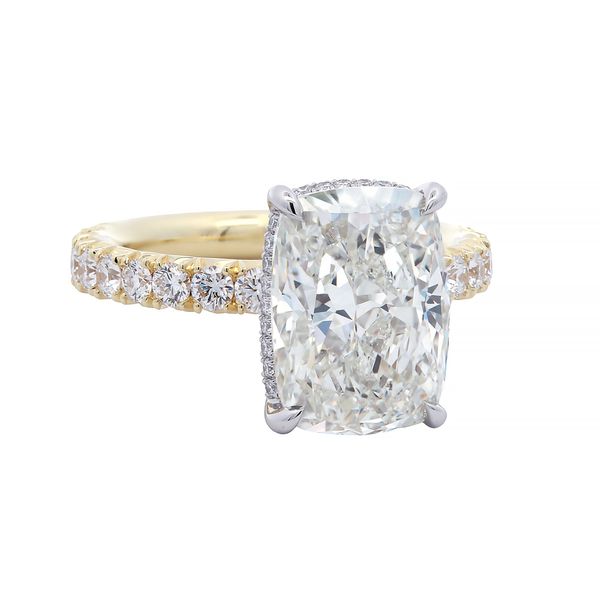 Elongated Cushion Cut Diamond Engagement Ring Joe Escobar Diamonds Campbell, CA