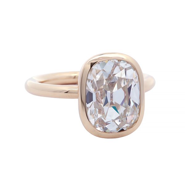 Antique Cushion Cut Diamond Engagement Ring Joe Escobar Diamonds Campbell, CA