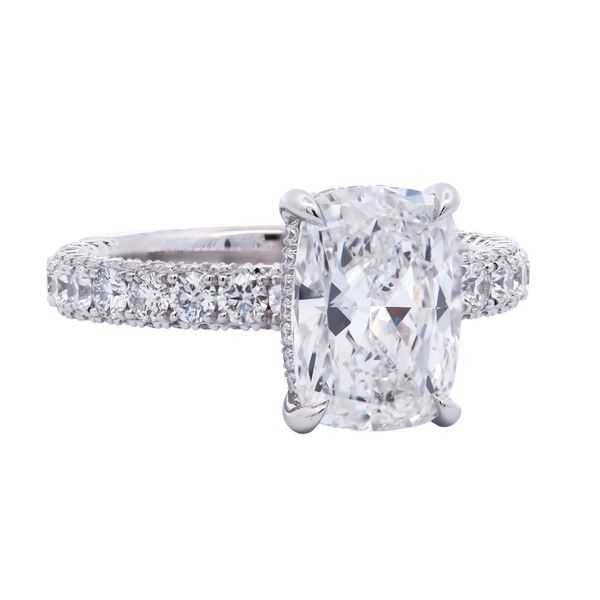 Elongated Cushion Cut Diamond Engagement Ring Joe Escobar Diamonds Campbell, CA
