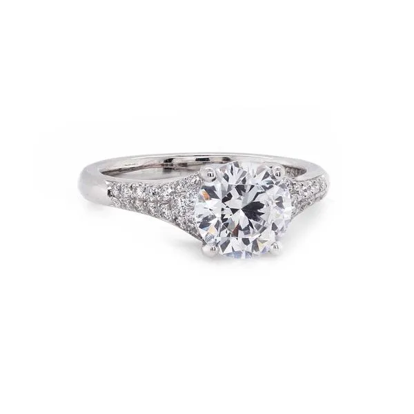 Michael Bondanza Pave Engagement Ring Joe Escobar Diamonds Campbell, CA