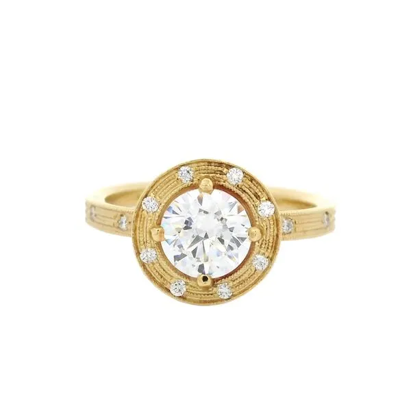 Sholdt Design Unique Halo Engagement Ring Joe Escobar Diamonds Campbell, CA