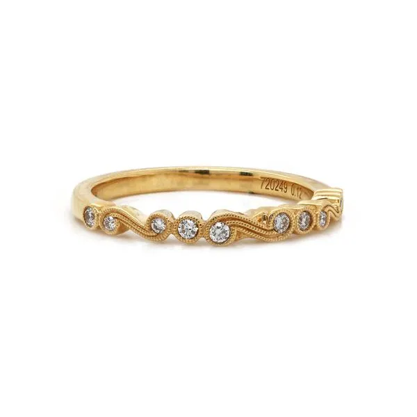 Vintage Style Pave Diamond Band Joe Escobar Diamonds Campbell, CA