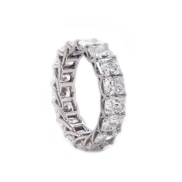 Radiant Cut Diamond Eternity Band 7cttwt Joe Escobar Diamonds Campbell, CA