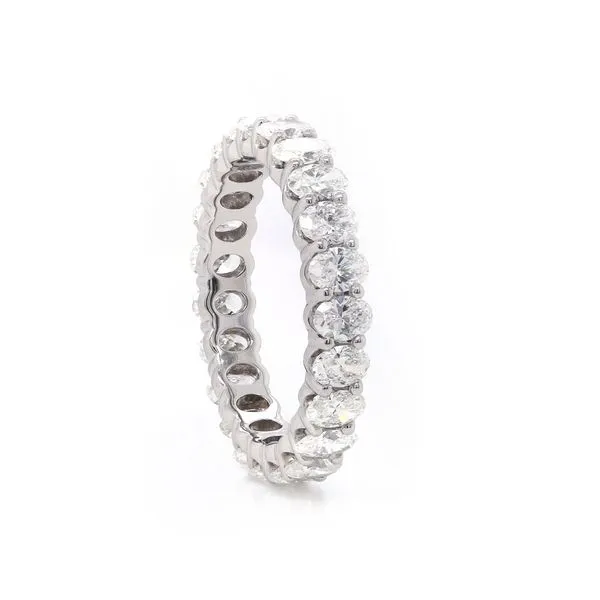 Oval Diamond Eternity Band 2.32ct twt Joe Escobar Diamonds Campbell, CA