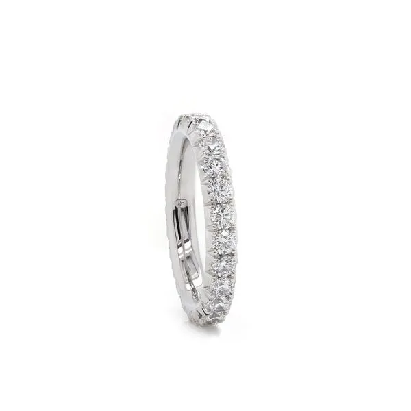 French Pave Diamond Eternity Band 2ct twt Joe Escobar Diamonds Campbell, CA