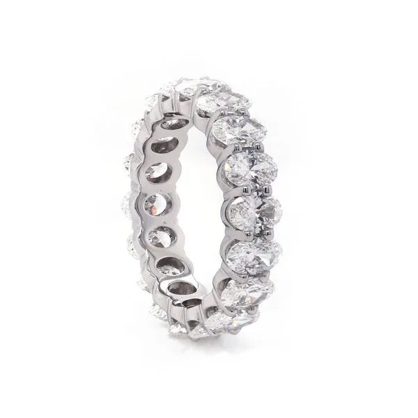 Oval Diamond Eternity Band 4.50ct twt Joe Escobar Diamonds Campbell, CA