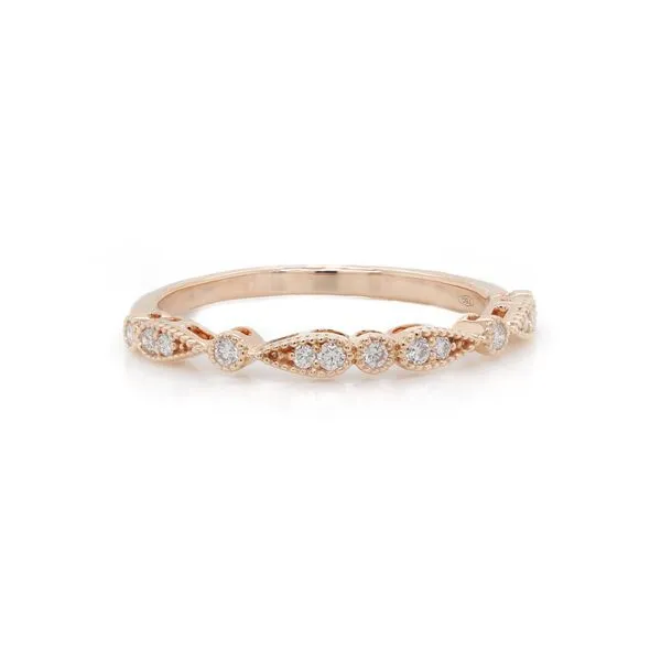 Vintage Style Rose Gold Diamond Band Joe Escobar Diamonds Campbell, CA