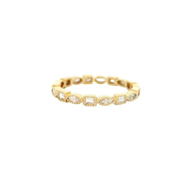 Bezel Marquise and Baguette Eternity Band Joe Escobar Diamonds Campbell, CA