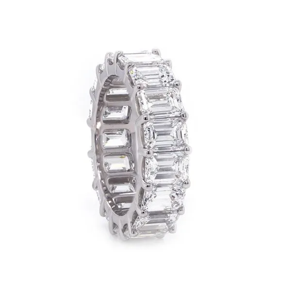 Emerald Cut Diamond Eternity Band Joe Escobar Diamonds Campbell, CA