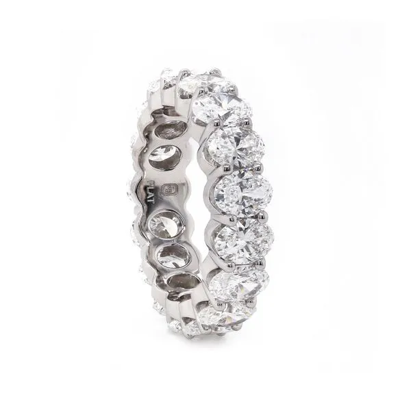 Oval Diamond Eternity Band 5.39ct twt Joe Escobar Diamonds Campbell, CA