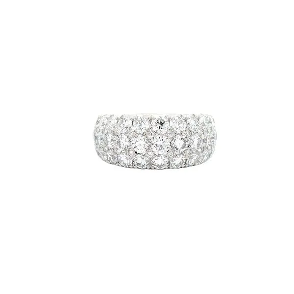 Tapered Pave Diamond Band Joe Escobar Diamonds Campbell, CA
