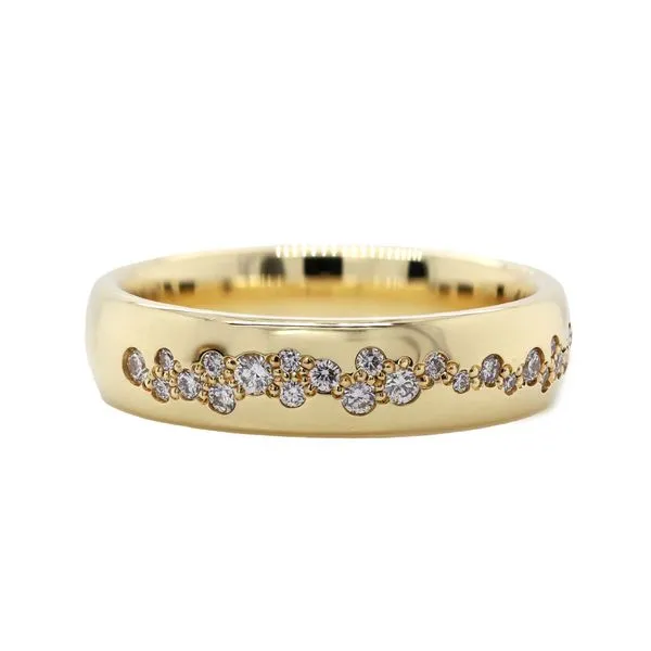 Christian Bauer Scatter Diamond Band Joe Escobar Diamonds Campbell, CA
