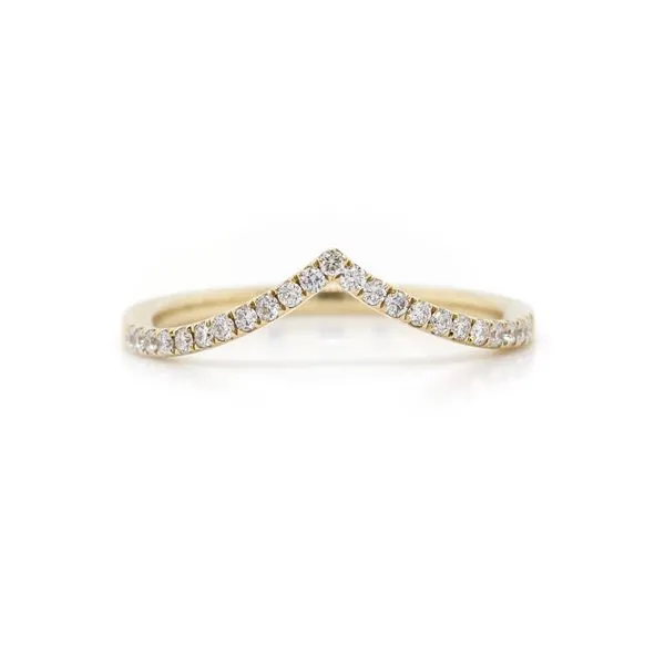 Delicate V Style Diamond Band Joe Escobar Diamonds Campbell, CA