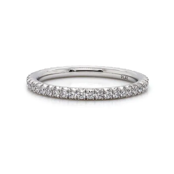 French Pave Eternity Band 0.63 ct twt Joe Escobar Diamonds Campbell, CA