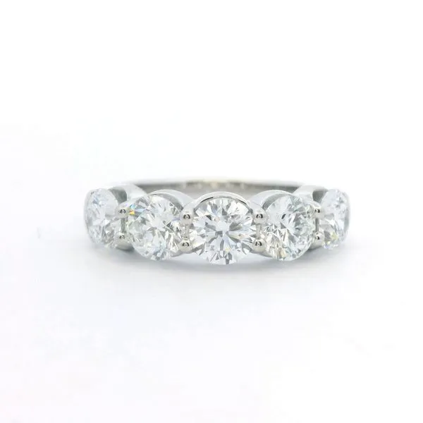 Platinum Five Diamond Band 2.5ct twt Joe Escobar Diamonds Campbell, CA