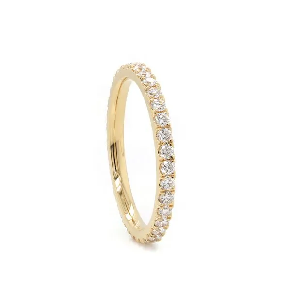 Yellow Gold Diamond Eternity Band Joe Escobar Diamonds Campbell, CA