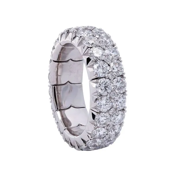 Platinum Stretchable Diamond Band Joe Escobar Diamonds Campbell, CA