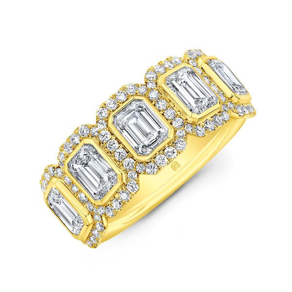 Rahaminov Design Emerald Cut Diamond Band Joe Escobar Diamonds Campbell, CA