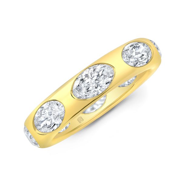 Rahaminov design Oval Diamond Eternity Band Joe Escobar Diamonds Campbell, CA