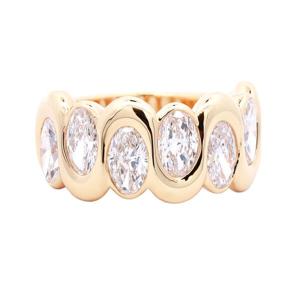 Rahaminov Design Oval Diamond Band Joe Escobar Diamonds Campbell, CA