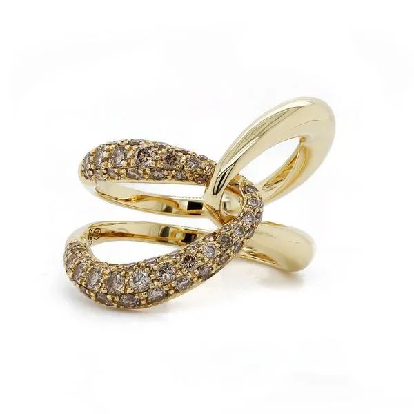 Brown Diamond Bow Ring Joe Escobar Diamonds Campbell, CA