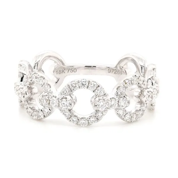 Pave Circle Ring Joe Escobar Diamonds Campbell, CA