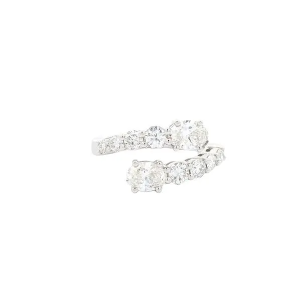 Open Oval Diamond Band Joe Escobar Diamonds Campbell, CA