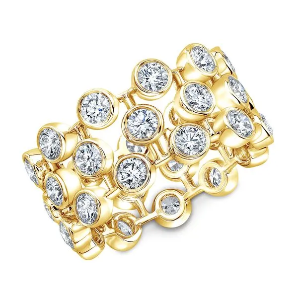 Rahaminov Design Bezel Set Diamond Eternity Band Joe Escobar Diamonds Campbell, CA