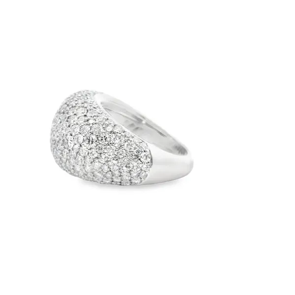 Domed Pave Diamond Band Image 3 Joe Escobar Diamonds Campbell, CA