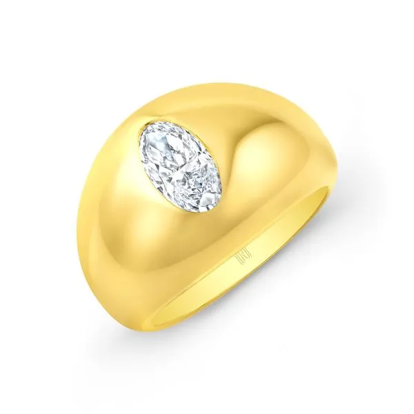 Rahaminov Design Moval Solitaire Band Joe Escobar Diamonds Campbell, CA