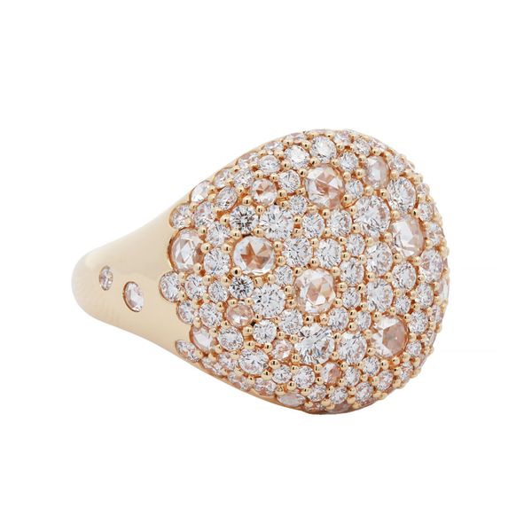 Domed Pave Diamond Band Joe Escobar Diamonds Campbell, CA