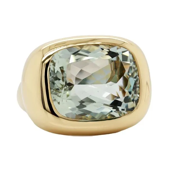 Green Quartz Bezel Set Fashion Band Joe Escobar Diamonds Campbell, CA