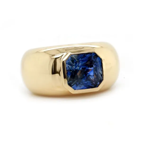Radiant Blue Sapphire Band Joe Escobar Diamonds Campbell, CA